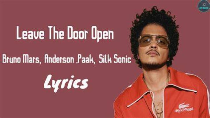 leave the door open lyrics
